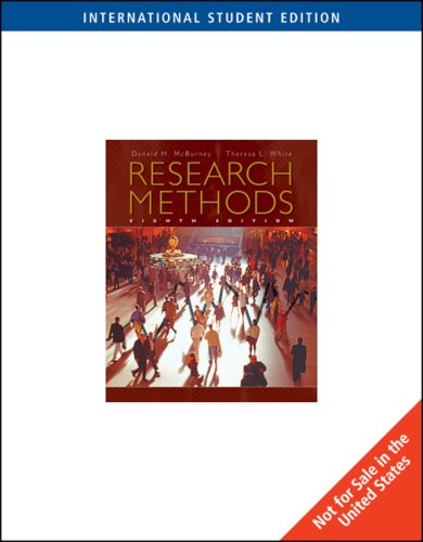 Research Methods, International Edition