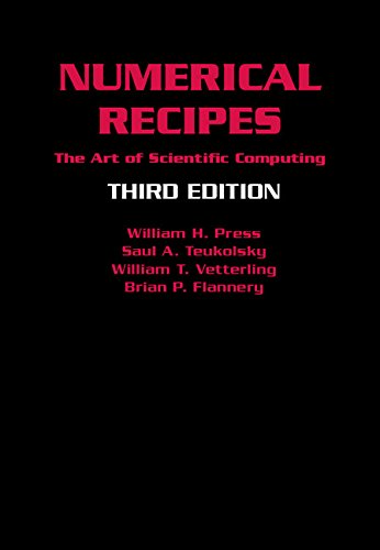 Numerical Recipes 3rd Edition: The Art of Scientific Computing