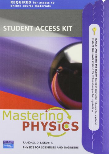 MasteringPhysics&#8482; Student Access Kit for Scientists and Engineers:A Strategic Approach