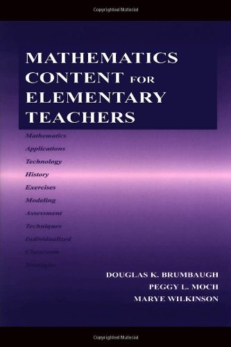 Mathematics Content for Elementary Teachers