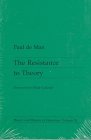 Resistance to Theory (Theory & History of Literature)