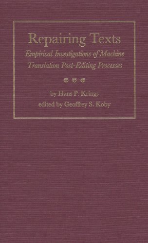 Repairing Texts: Empirical Investigations of Machine Translation Post-editing Processes