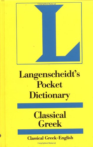 Langenscheidt Pocket Dictionary Classical Greek