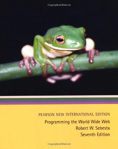 Programming the World Wide Web