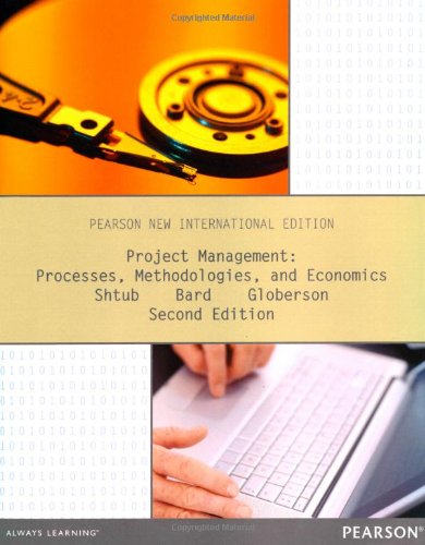 Project Management: Processes, Methodologies, and Economics