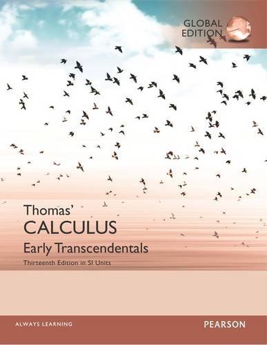 Thomas  Calculus: Early Transcendentlas in Si Units