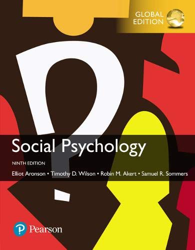 Social Psychology, Global Edition