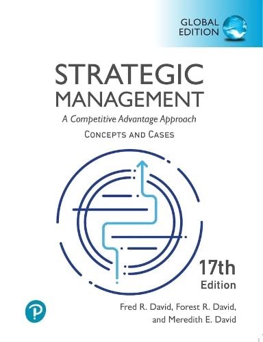 (KITAP+KOD) HE-David- Strategic Management GE 17/e