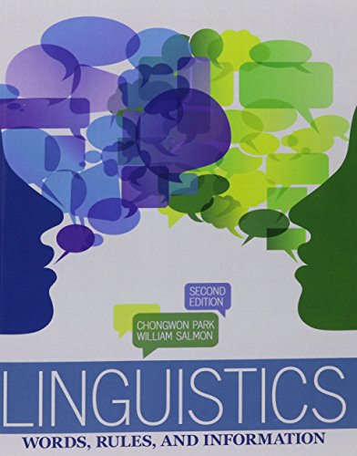 Linguistics: Words Rules and Information