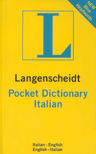 Langenscheidt Pocket Dictionary Italian