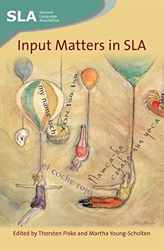 Input Matters in SLA (Second Language Acquisition)