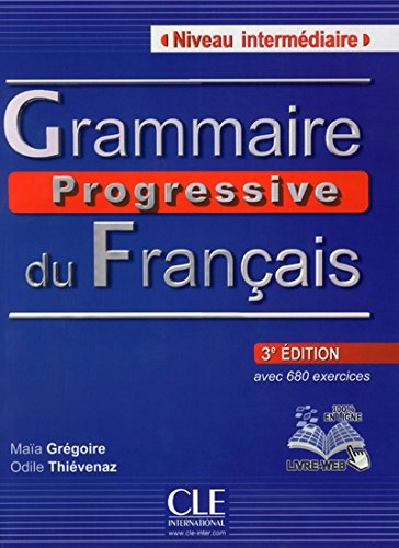 Grammaire Progressive du Francais, Intermédiaire, CLE international publisher