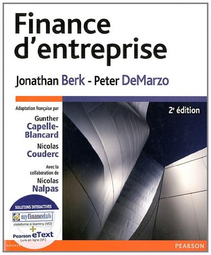 Finance d'entreprise  2e ?d.  + MyFinanceLab