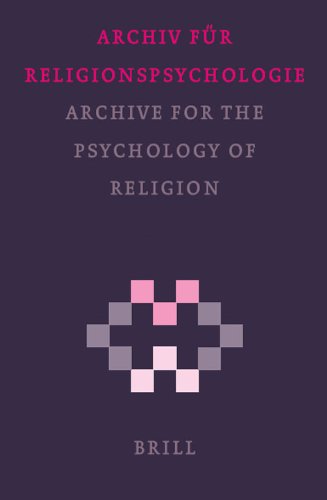 Archive for the Psychology of Religion/ Archiv fur Religionspsychologie 2004: v. 26