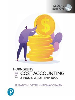 (KITAP+ANKARA KOD) HE-DATAR-Horngren s Cost Accounting GE p17  (Kod içinde e-kitap erişimi de mevcuttur.)