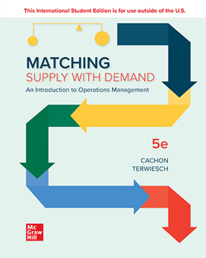 (KOC KOD) MATCHING SUPPLY DEMAND INTRODUCTION OPS MANAGEMENT 5e (Kod içinde e-kitap erişimi de mevcuttur.)