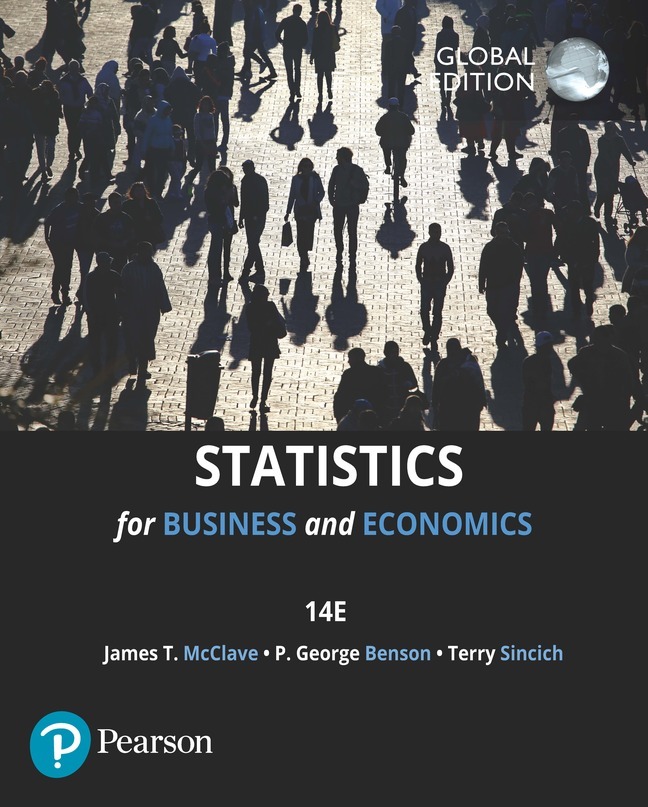 (KITAP+MARMARA KOD) HE-McClave-Statistics for Business&Ecnmcs GE 14/e  (Kod içinde e-kitap erişimi de mevcuttur.)