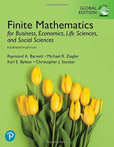 (OKAN KOD) HE-MyMathLab-Barnett-Finite Math Bus Econ GE 14e (Kod içinde e-kitap erişimi de mevcuttur.)