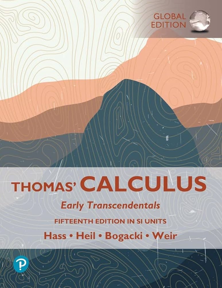 (OZU KOD) MyMathLab-Thomas-Calculus Early Trans SI 15/e (Kod içinde e-kitap erişimi de mevcuttur.)