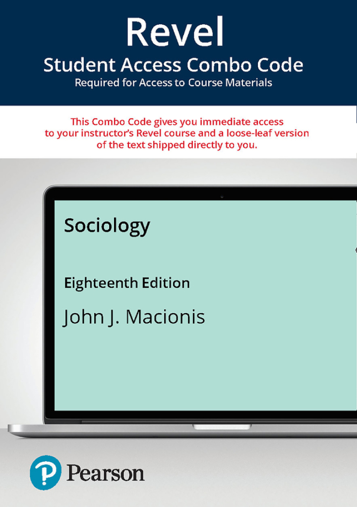 (UFUK KOD) Sociology, 18th edition (Kod içinde e-kitap erişimi de mevcuttur.)