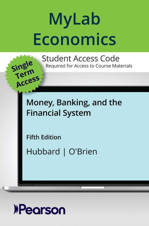 (YEDITEPE KOD) HE-MyEconLab-Hubbard-Money Banking Fin.Sys-US-5e (Kod içinde e-kitap erişimi de mevcuttur.)